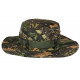 Chapeau Bob Chasse Vert et Marron Camouflage avec Ficelle de serrage Bob Safari Nyls Création