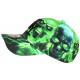 Casquette Tête de Mort Verte Noire Streetwear Originale NY Baseball Skull CASQUETTES Hip Hop Honour