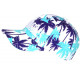 Casquette Los Angeles Blanche Tropicale Palmiers Violets Streetwear Sunrise CASQUETTES Hip Hop Honour