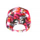 Casquette California Rose et Blanche Tropicale Palmiers Streetwear Sunrise CASQUETTES Hip Hop Honour