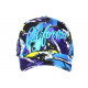 Casquette California Bleue et Jaune Tropicale Palmiers Streetwear Sunrise CASQUETTES Hip Hop Honour