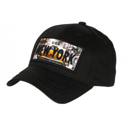 Casquette NY Noire Originale Streetwear Design City New York CASQUETTES Hip Hop Honour