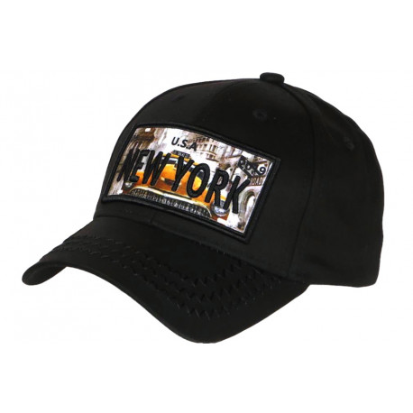 Casquette NY Noire Originale Streetwear Design City New York CASQUETTES Hip Hop Honour