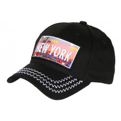 Casquette NY Noire Et Blanche Originale Streetwear Design City New York CASQUETTES Hip Hop Honour