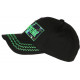 Casquette NY Verte et Noire Originale Streetwear Design City New York CASQUETTES Hip Hop Honour