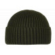 Bonnet Docker Vert en Laine Look Marin Miki Hiver Gweltaz BONNETS Nyls Création