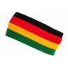 Bandeau Rasta en Laine Rouge Vert Jaune Fashion Jamaïque