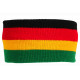 Bandeau Rasta en Laine Rouge Vert Jaune Fashion Jamaïque Bandeau Nyls Création