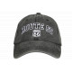 Casquette 66 Grise Vintage en Coton Design Baseball Biker CASQUETTES Nyls Création