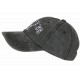 Casquette 66 Grise Vintage en Coton Design Baseball Biker CASQUETTES Nyls Création