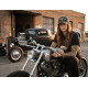 Casquette 66 Grise Vintage en Coton Design Baseball Biker CASQUETTES Nyls Création