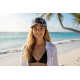 Casquette NY Blanche et Noire Tropicale Palmiers Design Streetwear Hawaï CASQUETTES Hip Hop Honour