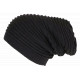 Bonnet Long Gris Foncé Rasta Oversize en Laine Tendance Karpher BONNETS Nyls Création