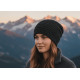 Bonnet Long Gris Foncé Rasta Oversize en Laine Tendance Karpher BONNETS Nyls Création