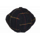 Beret Casquette Gavroche Bleu Marine Irlandaise à Chevrons en Laine Gurwal CASQUETTES Nyls Création