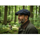 Beret Casquette Gavroche Bleu Marine Irlandaise à Chevrons en Laine Gurwal CASQUETTES Nyls Création