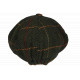 Beret Casquette Gavroche Verte Irlandaise à Chevrons en Laine Gurwal CASQUETTES Nyls Création