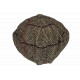 Beret Casquette Gavroche Marron Irlandaise à Chevrons en Laine Gurwal CASQUETTES Nyls Création
