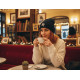 Bonnet NY Bleu et Blanc en Laine Tendance Doublure Polaire Greenport BONNETS Nyls Création
