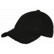 Casquette Daim Fourrure Noire Tendance en Suedine Neltey Baseball CASQUETTES Nyls Création