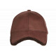 Casquette Daim Fourrure Marron Tendance en Suedine Neltey Baseball CASQUETTES Nyls Création