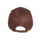 Casquette Daim Fourrure Marron Tendance en Suedine Neltey Baseball CASQUETTES Nyls Création
