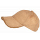 Casquette Daim Fourrure Beige Tendance en Suedine Neltey Baseball CASQUETTES Nyls Création
