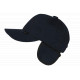 Casquette cache oreille Bleue Marine en Polaire Chaude et Confort Wylfor CASQUETTES Nyls Création