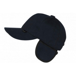 Casquette cache oreille Bleue Marine en Polaire Chaude et Confort Wylfor CASQUETTES Nyls Création
