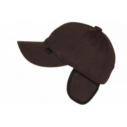 Casquette cache oreille Marron en Polaire Chaude et Confort Wylfor CASQUETTES Nyls Création