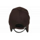Casquette cache oreille Marron en Polaire Chaude et Confort Wylfor CASQUETTES Nyls Création
