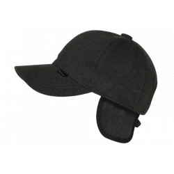 Casquette cache oreille Grise en Polaire Chaude et Confort Wylfor CASQUETTES Nyls Création