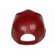 Casquette Cuir Rouge Tendance et Fashion Leather Baseball Follky CASQUETTES Nyls Création