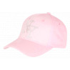 Casquette NY Paillettes Rose Fashion Classe Basebal Stazky