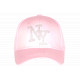 Casquette NY Paillettes Rose Fashion Classe Basebal Stazky CASQUETTES Hip Hop Honour