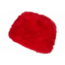 Chapka Toque Fourrure Rouge Femme Doublure Polaire Classe Maritza BONNETS Nyls Création