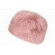 Chapka Toque Fourrure Rose Femme Doublure Polaire Classe Maritza BONNETS Nyls Création