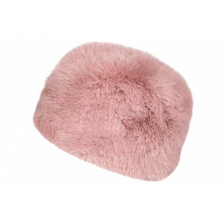 Chapka Toque Fourrure Rose Femme Doublure Polaire Classe Maritza BONNETS Nyls Création
