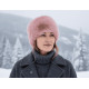 Chapka Toque Fourrure Rose Femme Doublure Polaire Classe Maritza BONNETS Nyls Création