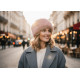 Chapka Toque Fourrure Rose Femme Doublure Polaire Classe Maritza BONNETS Nyls Création