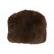Chapka Toque Fourrure Marron Femme Doublure Polaire Classe Maritza BONNETS Nyls Création