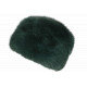 Chapka Toque Fourrure Verte Femme Doublure Polaire Classe Maritza BONNETS Nyls Création