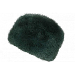 Chapka Toque Fourrure Verte Femme Doublure Polaire Classe Maritza BONNETS Nyls Création