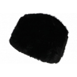 Chapka Toque Fourrure Noire Femme Doublure Polaire Classe Maritza BONNETS Nyls Création