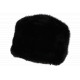 Chapka Toque Fourrure Noire Femme Doublure Polaire Classe Maritza BONNETS Nyls Création