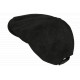 Beret Casquette Gavroche Cuir Noir Suedine Vintage Ajustable Nylro CASQUETTES Nyls Création