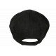 Beret Casquette Gavroche Cuir Noir Suedine Vintage Ajustable Nylro CASQUETTES Nyls Création