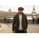 Beret Casquette Gavroche Cuir Marron Vintage en Suedine Ajustable Nylro CASQUETTES Nyls Création