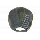 Béret Casquette Bleue et Verte en Laine Patchwork Style Anglais Windsaur CASQUETTES Nyls Création