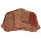 Béret Casquette Orange et Marron en Laine Patchwork Mode Anglaise Windsaur CASQUETTES Nyls Création